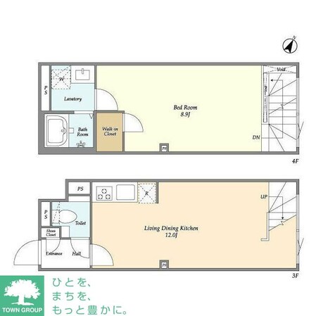 ＡＧＲＡＴＩＯ目黒諏訪山の物件間取画像